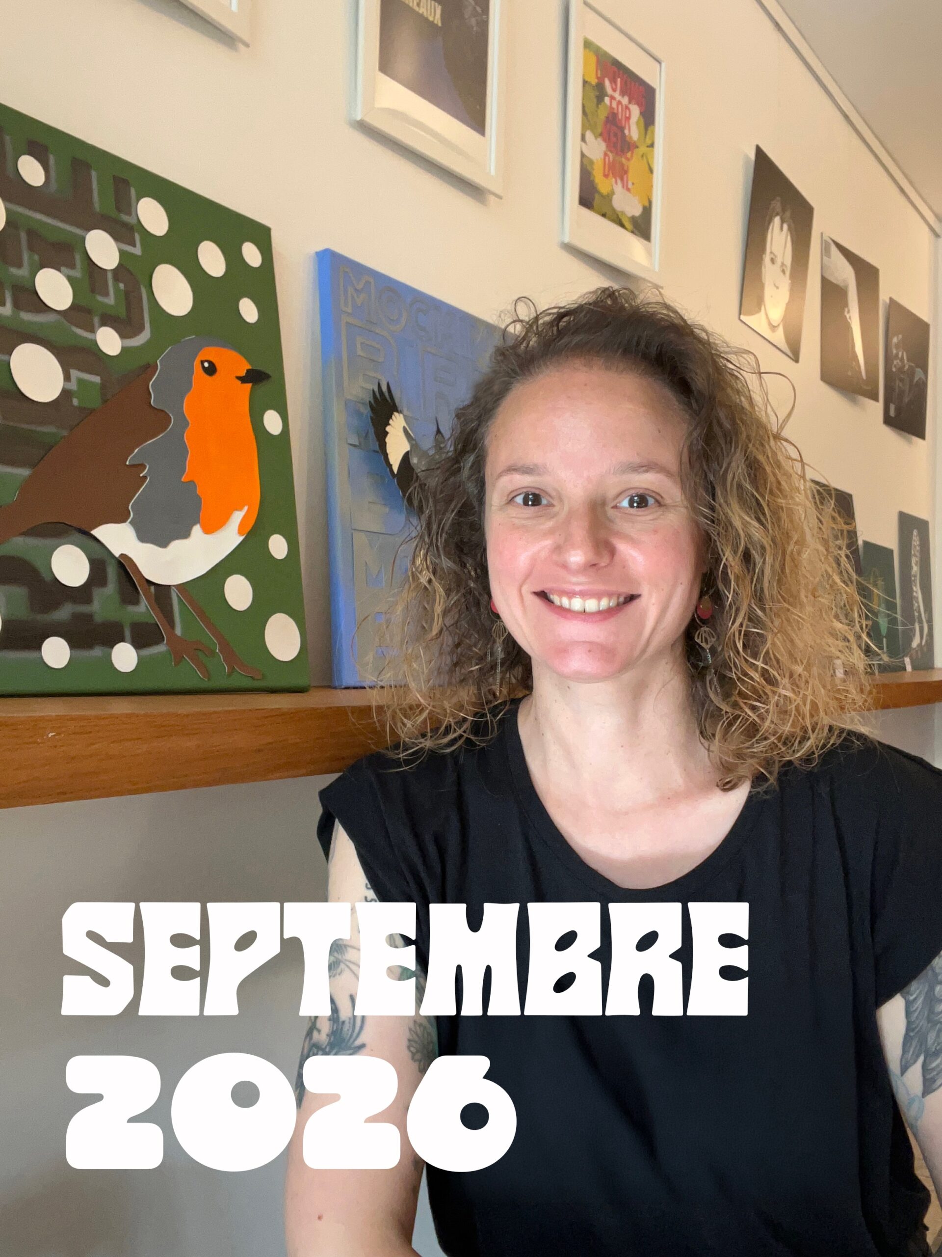 9️⃣ Septembre 2026 9️⃣
Le mois des oiseaux, de mon expo vente aux portes ouvertes des ateliers d’artistes à Ivry et de la découverte de Stockholm ponctuée de Space Invaders. Des verres entre amis et de la typo dans ma vie !
.
#septembre2026 #septemberdump #stockholm #birds #peinture