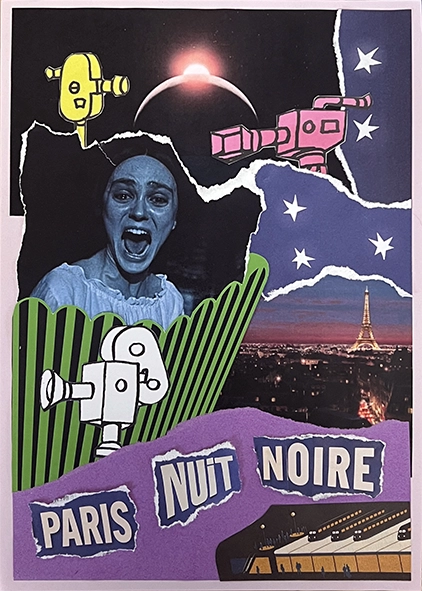 collage film affiche nuit blanche paris 2025 horreur