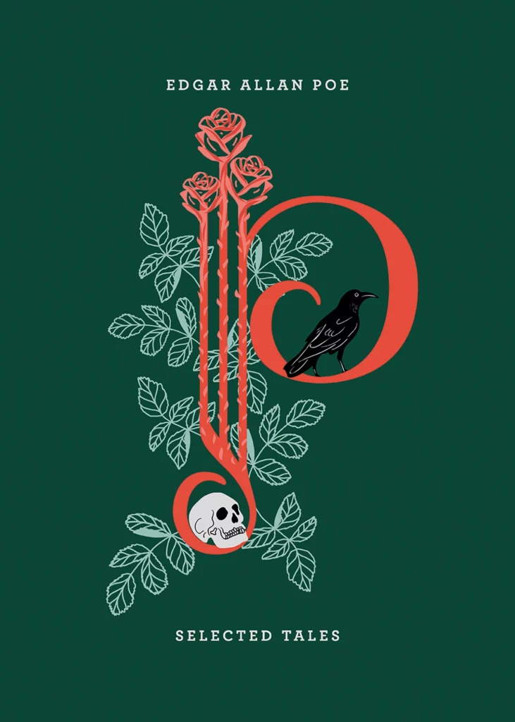 book cover design couverture de livre horreur graphic design cover art gothic Edgar Allan Poe novels