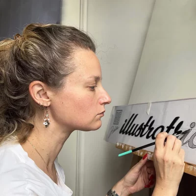 Brush lettering
